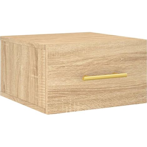 Maison Exclusive - Wand-Nachttisch Sonoma-Eiche 35x35x20 cm