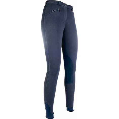 44, Noir et noir 9191: Culotte d'équitation pour femme avec genoux renforcés Penny Easy modèle