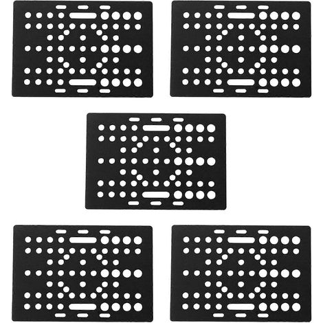 5x CNC-Portalplatte V-Nut Universalplatte Aluminium V-Nut Aluminium Linearprofil für Openbuilds()