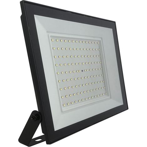 Projecteur LED Extérieur 100W IP65 Noir V-TAC VT-440109 - 110 deg - Blanc chaud - 3000K