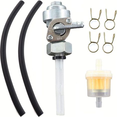 2.5-6KW Left Outlet Fuel Tap for Engine Reservoir Electrogene for Matrix PG 3010-F with Fuel Filter Hoses (1/5)