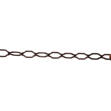 CATENA ORNAMENTALE PRETAGLIATA CATTEDRALE 2,5 mt - bronzata -