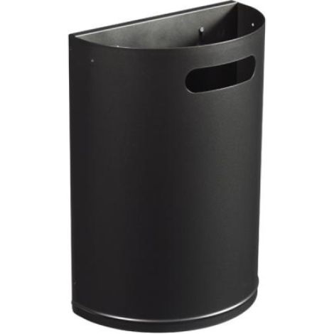 Corbeille décrochable murale Arkea essentiel - 20l - gris manganèse (1/3)