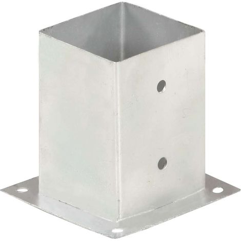 Maison Exclusive - Ancoraggi Pali 4 pz in Metallo Zincato 101 mm (1/5)