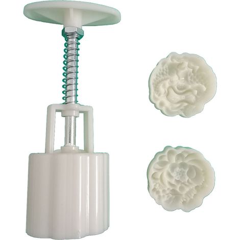 Stampi per mooncake da 50 g, accessori da cucina per la preparazione di dolci e utensili per la Festa di Metà Autunno. (1/5)
