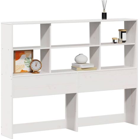 Maison Exclusive - Cabecero de cama almacenaje madera maciza pino