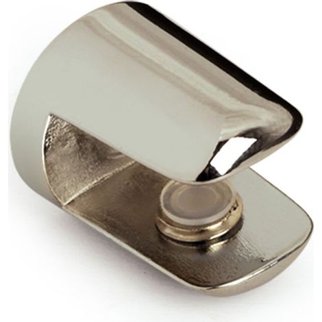 Soporte Fijo para Baldas de Cristal y Madera  Fabricado en Zamak  Acabado en Cromo Brillo  Para Baldas con Espesores de 8-10 mm  Medidas 202024 mm  Sistema de Fijación Atornillado  1 Unidad -