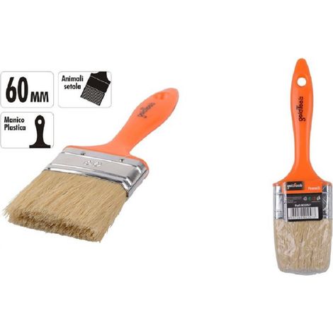 Kaela - Pennello 60 Mm Pennellessa Con Manico In Plastica Per Pittura Verniciare 90257 - (1/2)