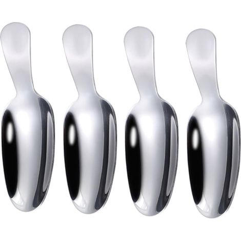 Didiseaon Lot de 4 Cuillères à Thé Ménagères en Acier Inoxydable (1/5)