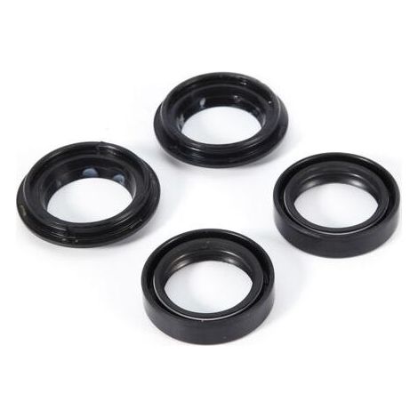 Joints d'amortisseur avant, jeu de joints de fourche haute précision noirs, 4 pièces, 33 x 46 x 10 mm, compatibles avec les motos CB400T HAWK 1980-1981 (1/5)