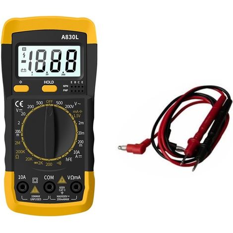 Multimetre Lcd Numerique, Multimetre Testeur Cc (1/5)