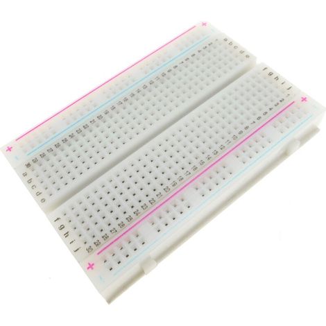 Plaque d'essais pour l'électronique Planche pour prototypage de 400 points de connexion (1/4)
