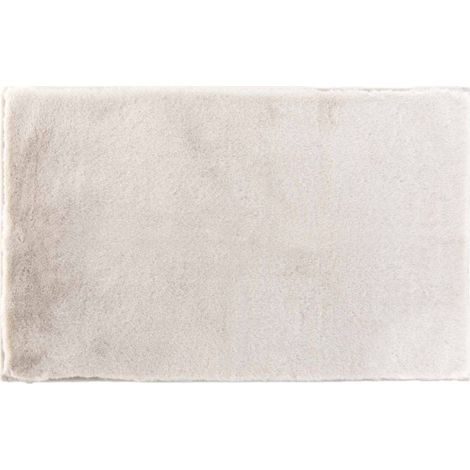 Tapis Imitation Fourrure "Feline" 60x90cm Naturel (1/5)