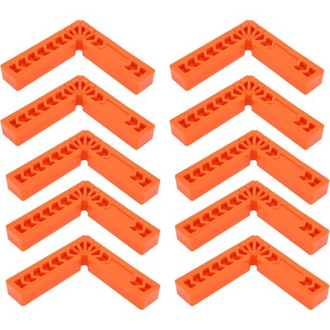 Carrés De Serrage D'angle, Positionneur Auxiliaire à Angle Droit à 90 Degrés, Support De Règle à Angle Carré,10 Pièces 4 Pouces (1/5)