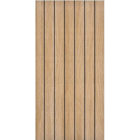 Panneau décoratif autocollant en PVC à lamelles lisses 280x60 cm (1/3)