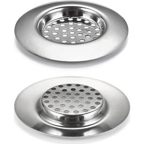 Filtre Évier - Acier Inoxydable 304 - Pour Cuisine et Salle De Bain - Diamètre 9 cm - 2 Pièces (1/5)