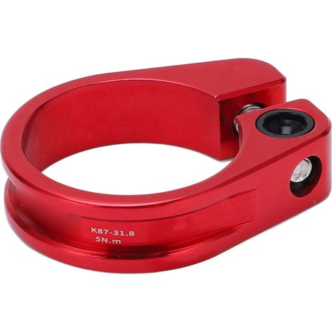 Collier de Selle Vélo 31.8mm en Alliage Léger, Fixation CNC Ergonomique pour Vélo de Route et VTT (1/5)