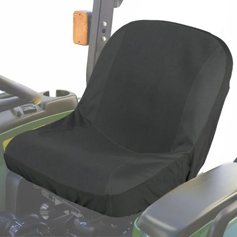 Housse de siège pour tracteur tondeuse - Housse de siège pour tracteur Housse de siège avec poches de rangement outil de protection de siège pour siège tracteur tondeuse à gazon (1/5)