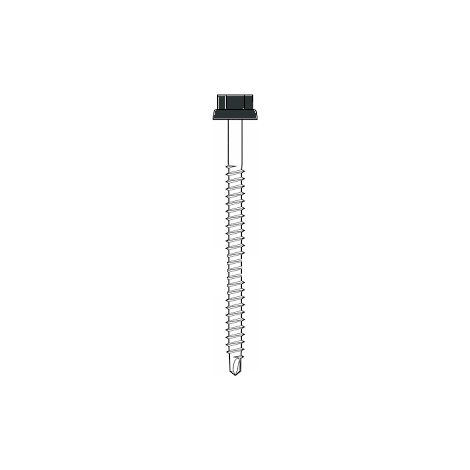 Zacrovis bois 6.5x150 ETANCO - Tête ral 7016 gris anthracite - 100 pièces - 551234236