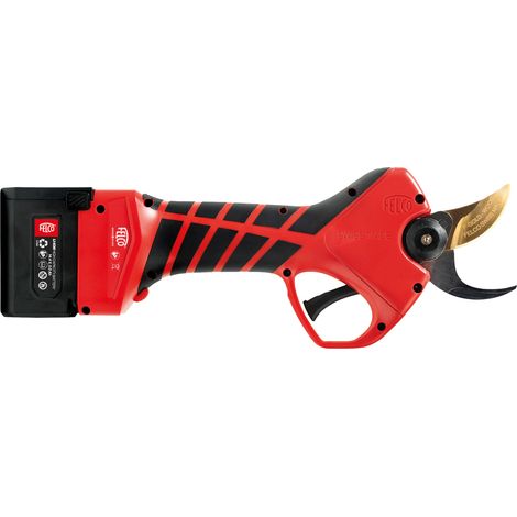 Sécateur électrique professionnel 14,4V avec 2 batteries 3.0Ah – Coupe jusqu’à 34 mm – Lame F-GOLD WOOD – Mallette de transport incluse – Felco (1/5)