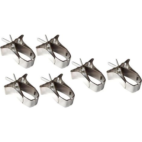 pièces Edelstahl Obstclips für Vögel Praktische Haushalts (1/5)