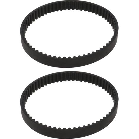 2X Toothed Belt for Scarifier HTD320-5M-12 5 mm Pitch 12 mm Width 64 Teeth 320 mm Circumference Rubber Closed Loop Endless Synchronous Black Replacement Accessories (1/5)