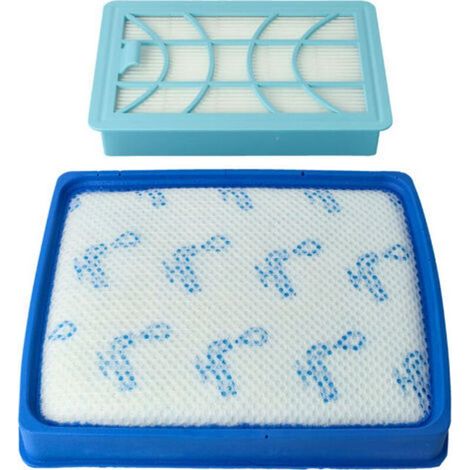 Filterset kompatibel mit Philips PowerPro Expert FC9728/01, FC9728/81, FC9729/09, FC9730, FC9731, FC9732 – 2 Ersatzfilter (1/3)