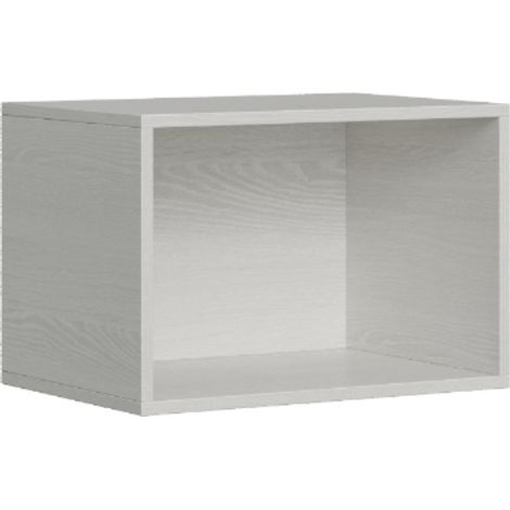 Elément mural ouvert L.60 H.40 P.39.2 / L.40 H.60 P.39.2 Frêne Blanc