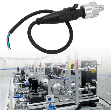 Capteur de pression en acier inoxydable 0,5-4,5 V, filetage 1/8 pouce, 27 NPT, convient aux applications d'eau, d'huile et de gaz. (1/5)