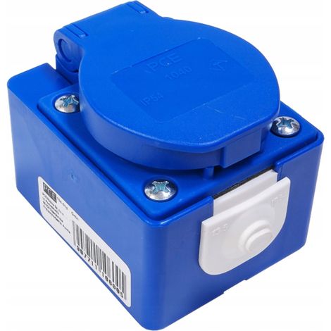 Presa di corrente con spina a montaggio superficiale 230V IP54 16A (1/5)