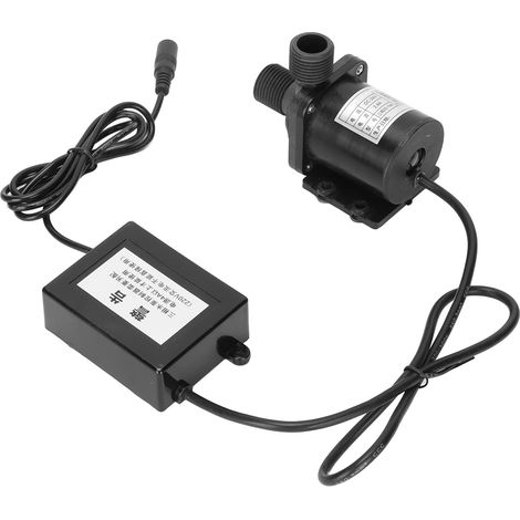 Pompe à eau pour aquarium IP68 étanche, sans balais, avec moteur submersible à engrenages, pour fontaine et jardin, 24 V CC. (1/5)