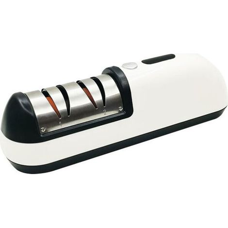 Vtizikl Aiguiseur de Couteaux de cuisine丨Aiguiseur Electrique de Couteau 2 en 1, Affûteur à Deux Niveaux, Outils de Cuisine pour Réparer et Restaurer les Lames (1/5)