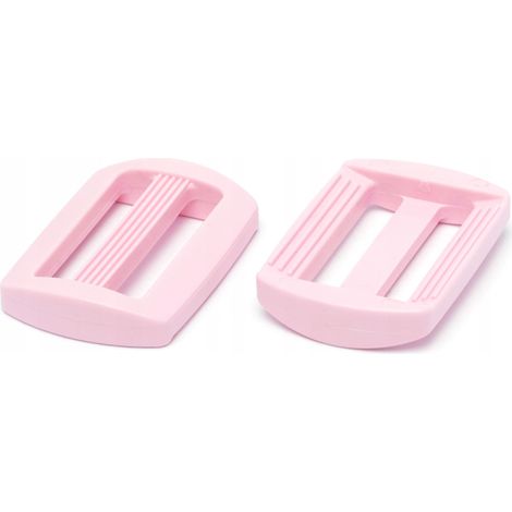 Ajustadores para marroquinería de 20 mm, 10 unidades, color rosa (1/3)