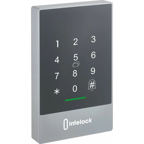 Thirard – Contrôleur d'accès à clavier électronique – Mode de pose sur porte battante – Compatible Bluetooth et WiFi – Gestion des accès par carte RFID (1/3)