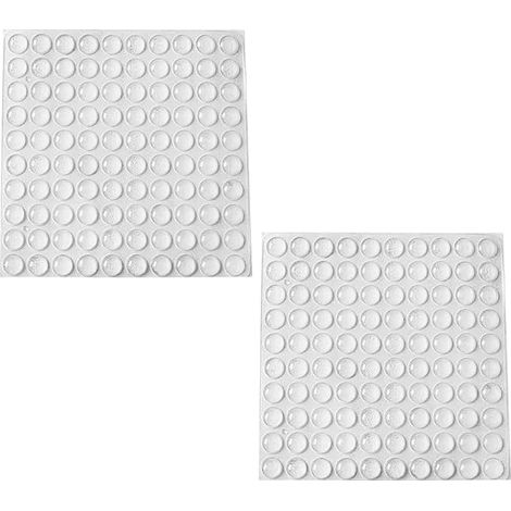 Tampon Caoutchouc Transparent Pieds, Patin Antiderapant Antibruit, Butées de Protection en Caoutchouc, pour Portes, Fenêtres, Armoires, Tiroirs et Les Ordinateurs Portables (1/4)