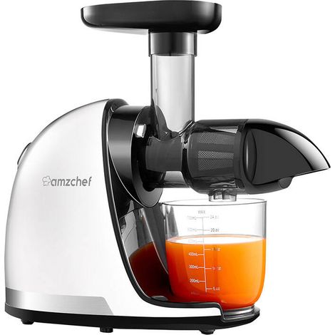 Estrattore di succo a bassa velocità amzchef 1501-WT (bianco) (1/2)