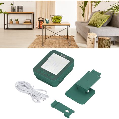 Höhen- und Druckdetektor, Kohlendioxid-, Temperatur- und Feuchtigkeitsdetektor, Echtzeit-Überwachungsdetektor, Sechs-in-Eins-Multifunktionsdetektor, USB-betrieben, umweltfreundlich. (1/5)