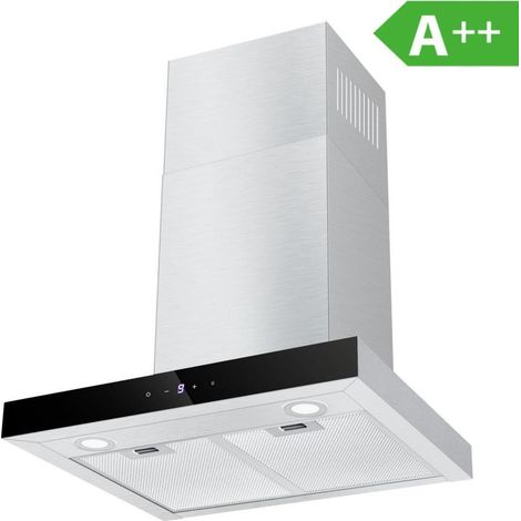 TopStrong Hotte aspirante 60cm, hotte aspirante circulant air/air évacué, hotte aspirante avec 700 m³ / h, hotte Extractive en Acier Inoxydable, contrôle Soft Touch 9 étapes et [Classe énergétique A++ (1/5)