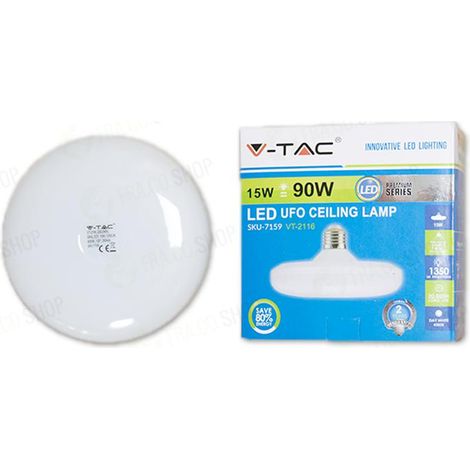 15W F150 UFO LAMPADA BIANCO CALDO E27 3000K - Luce CALDA