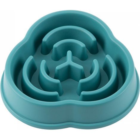 Anti-Glutton Bowl, Meals for Dogs, 600 ML, Slow Digestion, Dishwasher Safe, Green (1/5)