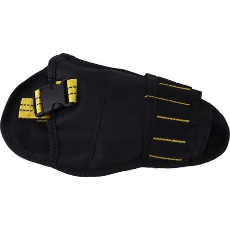 Multifunktionale Bohrmaschinentasche, Werkzeuggürtel, Tasche aus Oxford-Gewebe, Tasche für Schraubenschlüssel und Schraubendreher, schwarz (1/5)