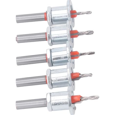 Set mit 5 verstellbaren Senkerbits inklusive Koffer, Ersatzteile für Holz und Metall, Multifunktions-Elektrowerkzeug. (1/5)