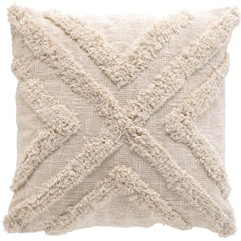 HOUSSE DE COUSSIN +ENCART 40 x 40 CM COTON/POLYESTER TUFTE SHENY (1/3)