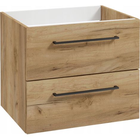 STAMAR  Badezimmerschrank - 50 x 50 x 39 cm - Dąb złoty - Modernes Design - Softclose-System
