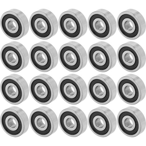 20pcs 625RS Rubber Sealed Deep groove Ball Bearings 16mmx5mmx5mm (1/5)