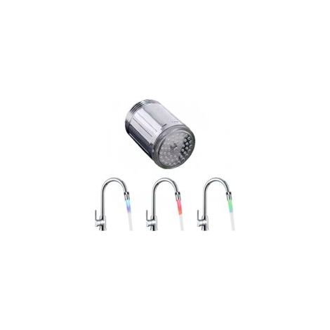 Rubinetto a LED colorato, ugello luminoso a LED per rubinetto, rubinetto a LED a 3 colori sensibile alla temperatura, per ristoranti, case, hotel, bagni, accessori da cucina, da