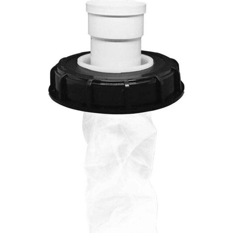 rectiligne Filtre à Couvercle IBC, Filtre à Eau de Pluie en Nylon 163 mm, Lavable avec Couvercle pour réservoir d'eau de Pluie IBC DN 150 (1/5)
