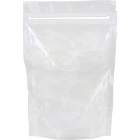 Lot de 100 sachets transparents auto-scellants pour le rangement d'aliments, de snacks, de bijoux, de bonbons et d'appareils électroniques. (1/5)
