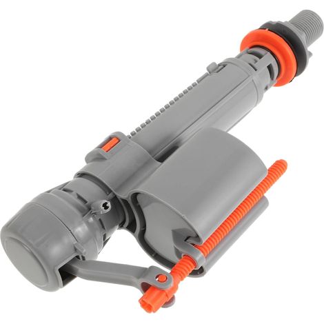 Robinet de réservoir toilette, commande remplissage et chasse d'eau, robuste durable pour salles (1/5)