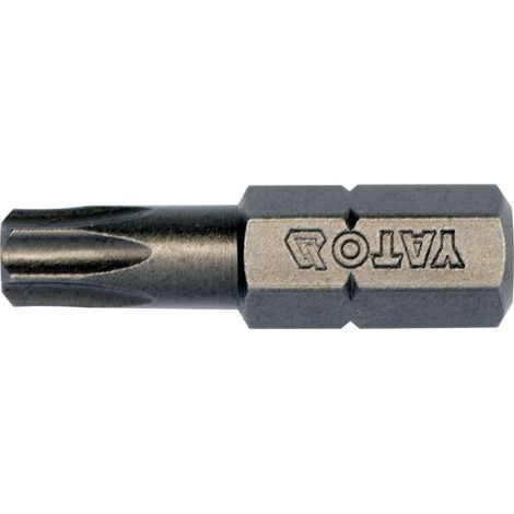 Torx T27 Bitsatz 1/4 Zoll, 25 mm, 10 Stück, S2-Stahl